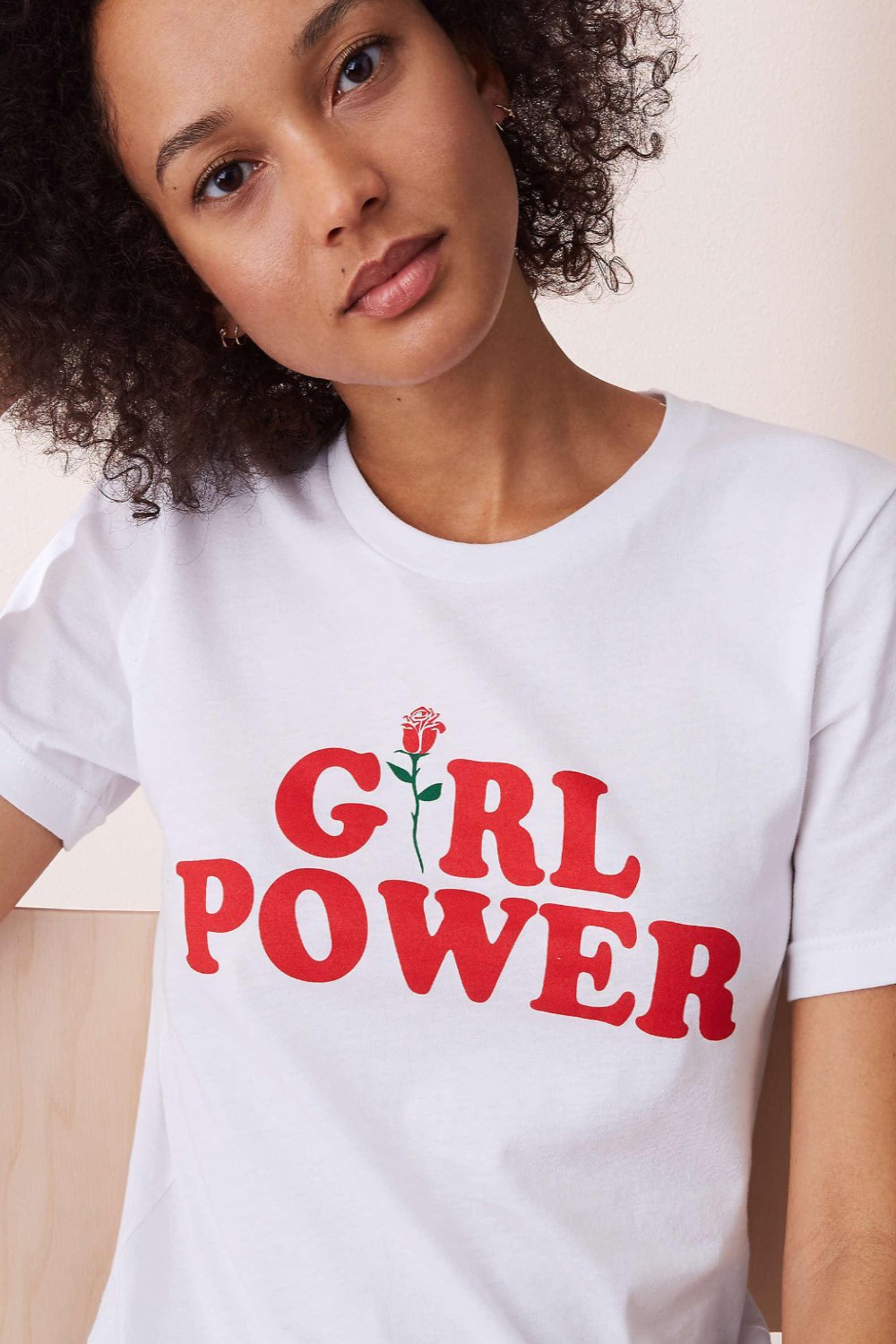 Girl Power With Rose T-shirt