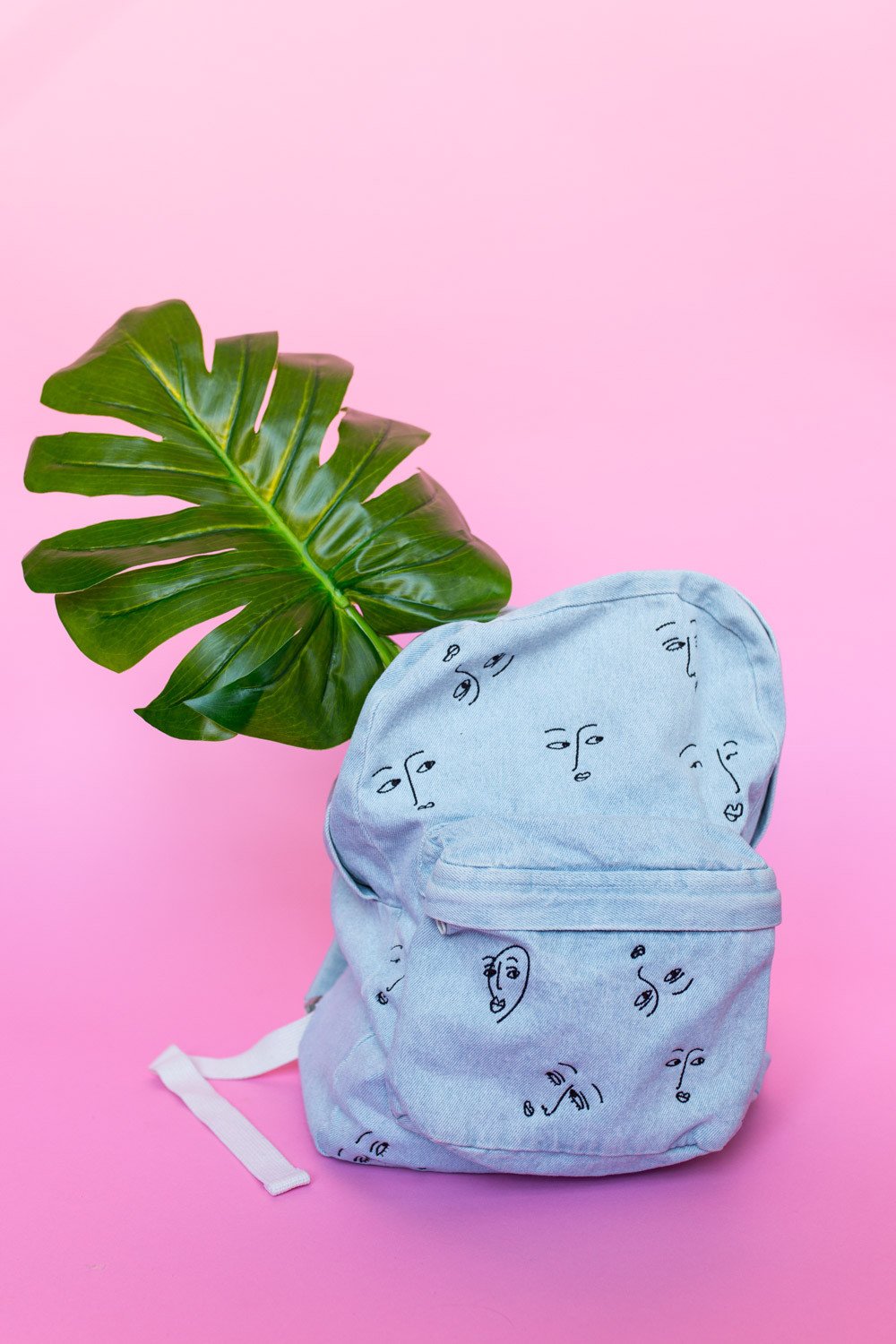 Faces of love Club Denim BackPack