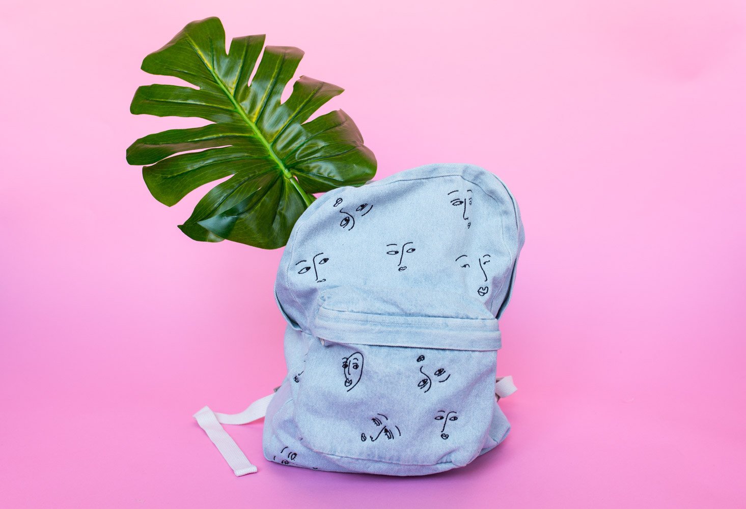 Faces of love Club Denim BackPack