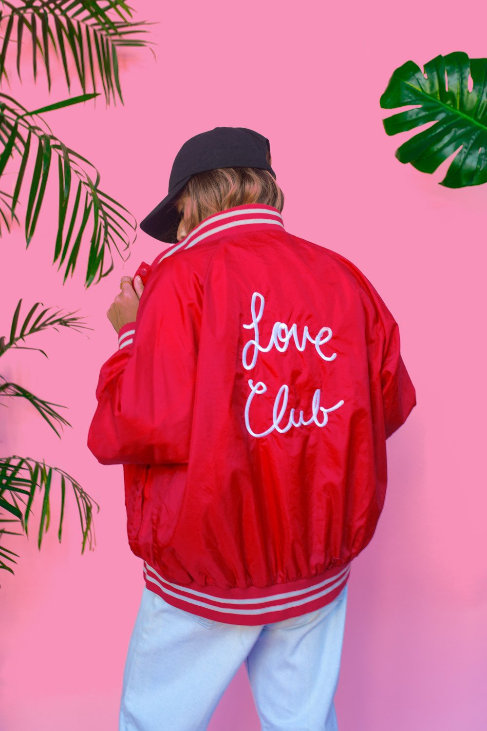 The Love Club Athletic Bomber Jacket