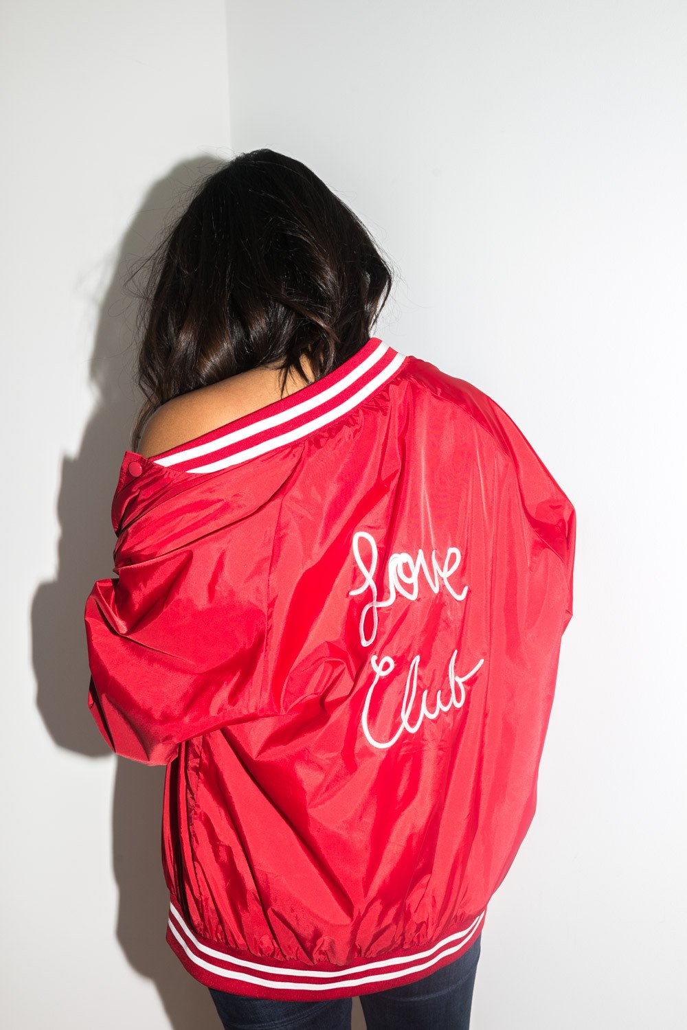 The Love Club Athletic Bomber Jacket
